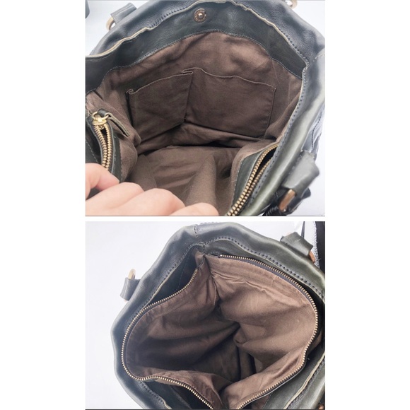 J. Crew Jericho Large Distressed Leather Tote Bag
